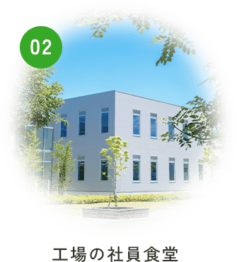 工場の社員食堂